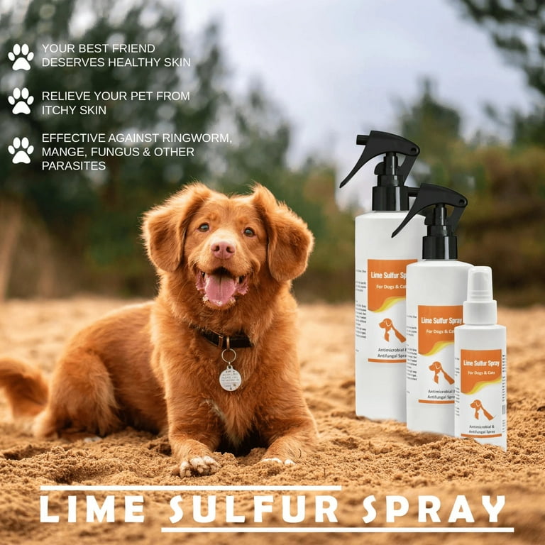 Lime Sulfur Spray for Cats and Dogs (250ml)