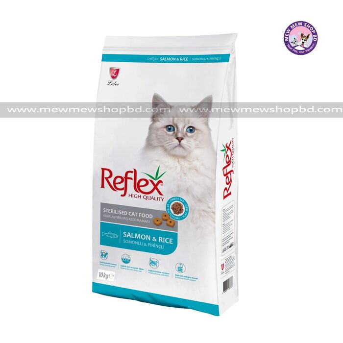 Reflex High Quality Sterilised Cat Food with Salmon and Rice-10kg