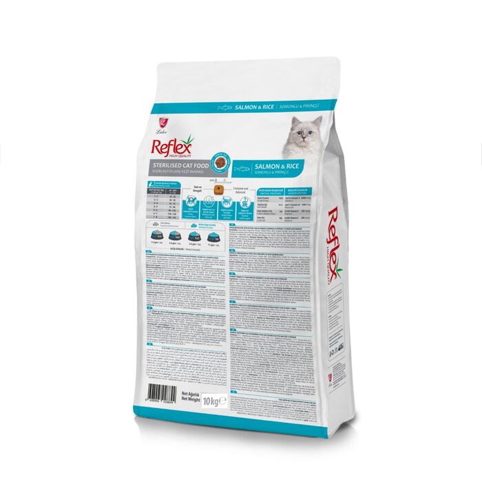Reflex High Quality Sterilised Cat Food with Salmon and Rice-10kg