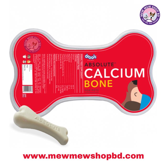 Drools Absolute Calcium Bone Jar Dog Supplement -300g