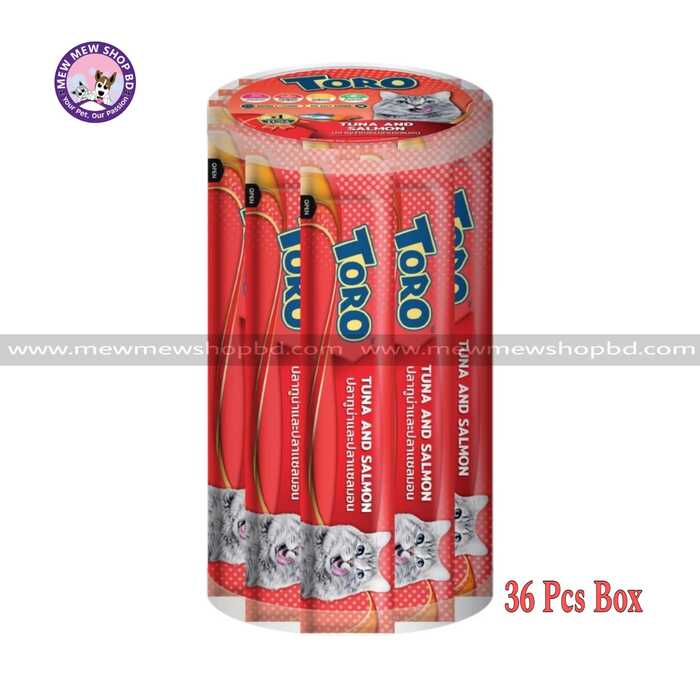 Toro Cat Lick Cream Treats with Tuna with Salmon (15g x 36 sachets)