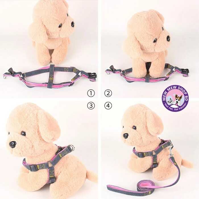 Denim Adjustable Pet Dog Harness