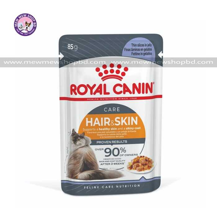 ROYAL CANIN HAIR & SKIN CARE in Jelly Healthy Skin Shiny Coat 85g