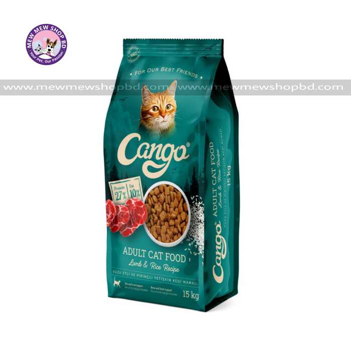 Cango Adult Cat Food with Lamb & Rice Recipe Flavour 15kg