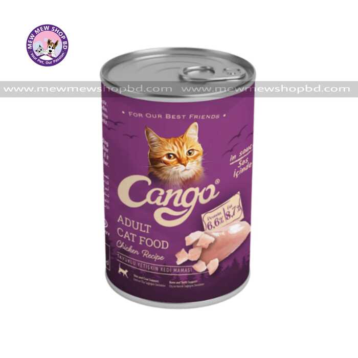 Cango Adult Cat can Food with Chicken 415g