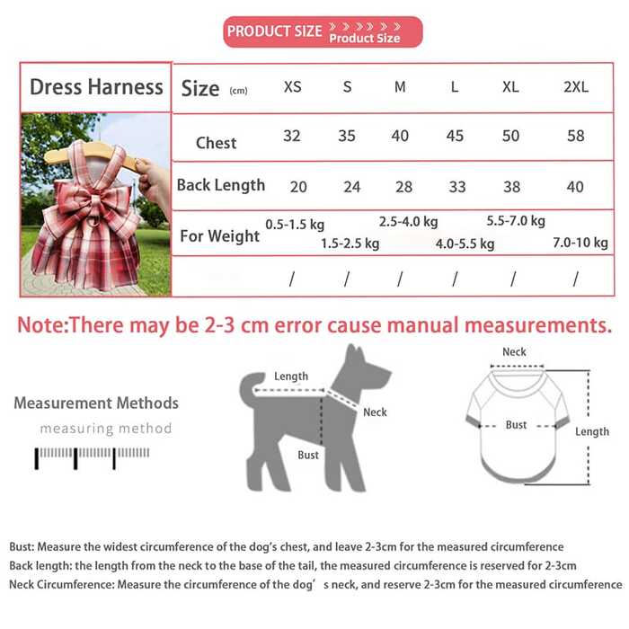 Extra Strong Pet Jk Plain Skirt Harness for Pet Cat & Puppy with Traction Belt for Walking  ( No Exchange)