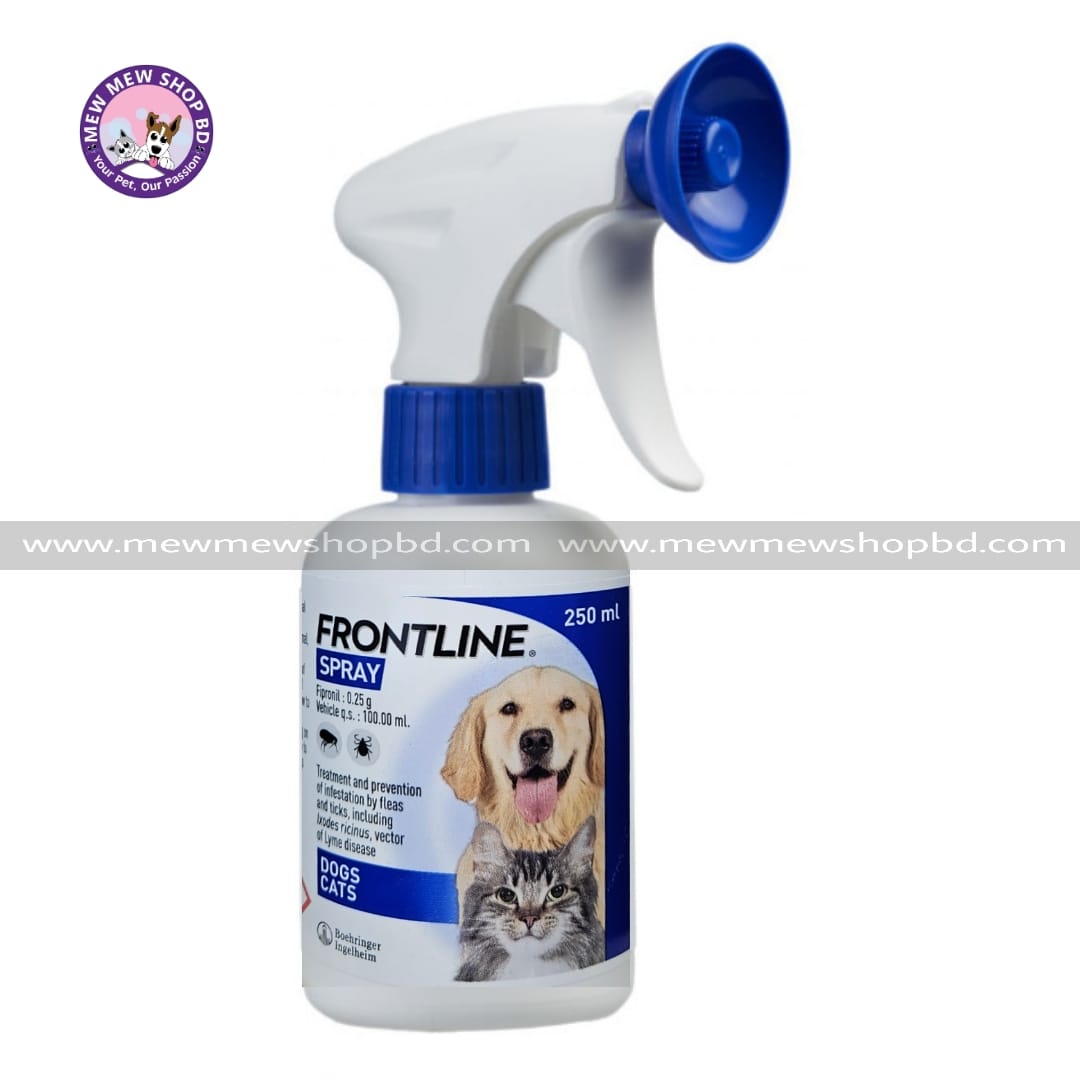Frontline Tick & Flea Control Spray for Cats & Dogs 250ml (Made in France)