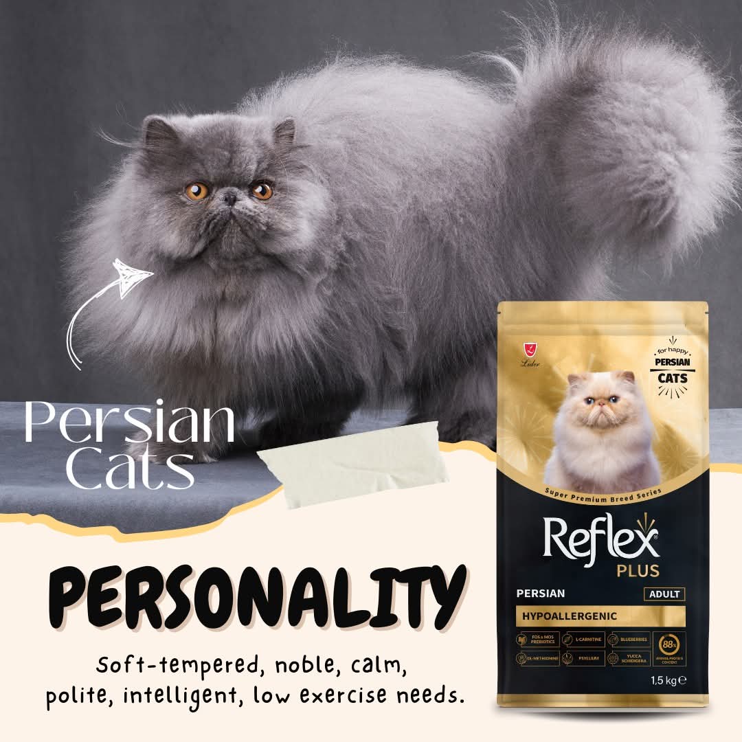 Reflex Plus Hypoallergenic Persian Adult Cat Food 1.5kg