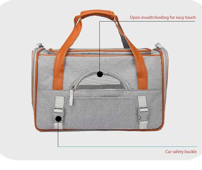 Moorpet New Design Oxford Fabric Pet Cat Carrier Shoulder Bag with Large Capacity