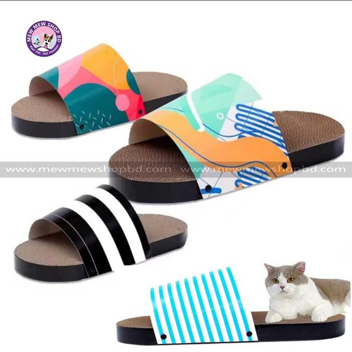 Slippers Cat Scratcher Cardboard Furniture Protection Pet Cat Scratching Board for Indoor Cats Kittens Rest