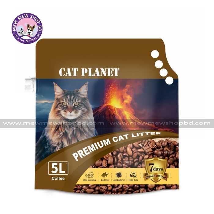 CAT PLANET Premium Cat Litter Cofee 5L