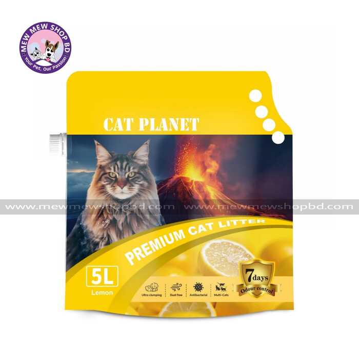 CAT PLANET Premium Cat Litter Lemon 5L