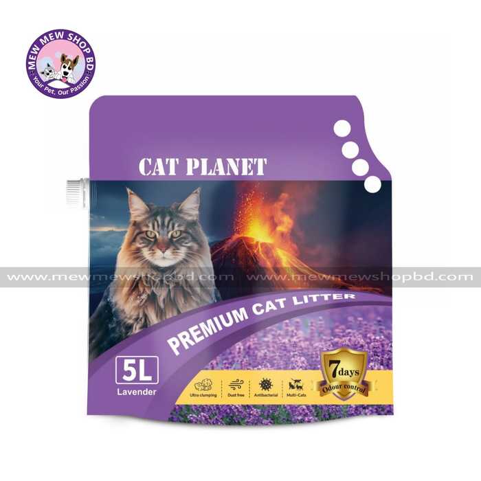 CAT PLANET Premium Cat Litter Lavender 5L